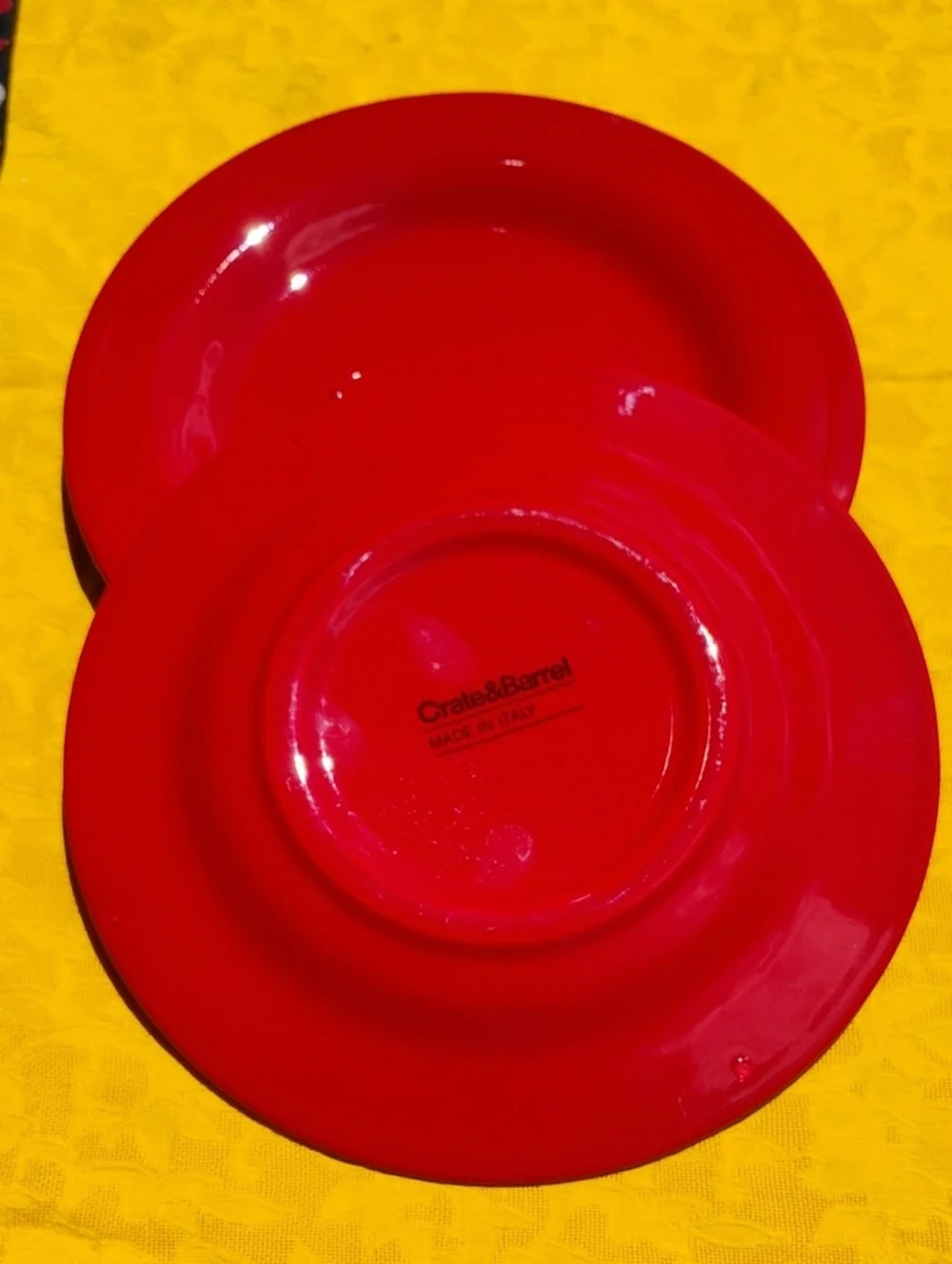 Crate & Barrel REALLY RED RETIRED EPLC 10 1/2”